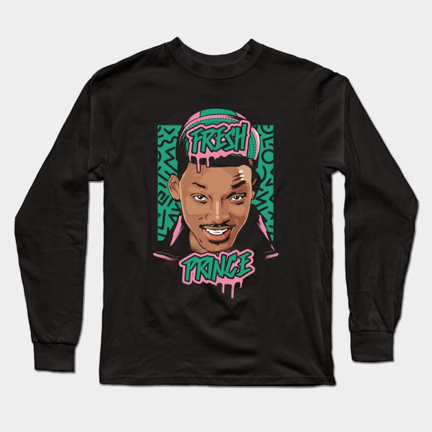 fresh prince Long Sleeve T-Shirt by mynamekian